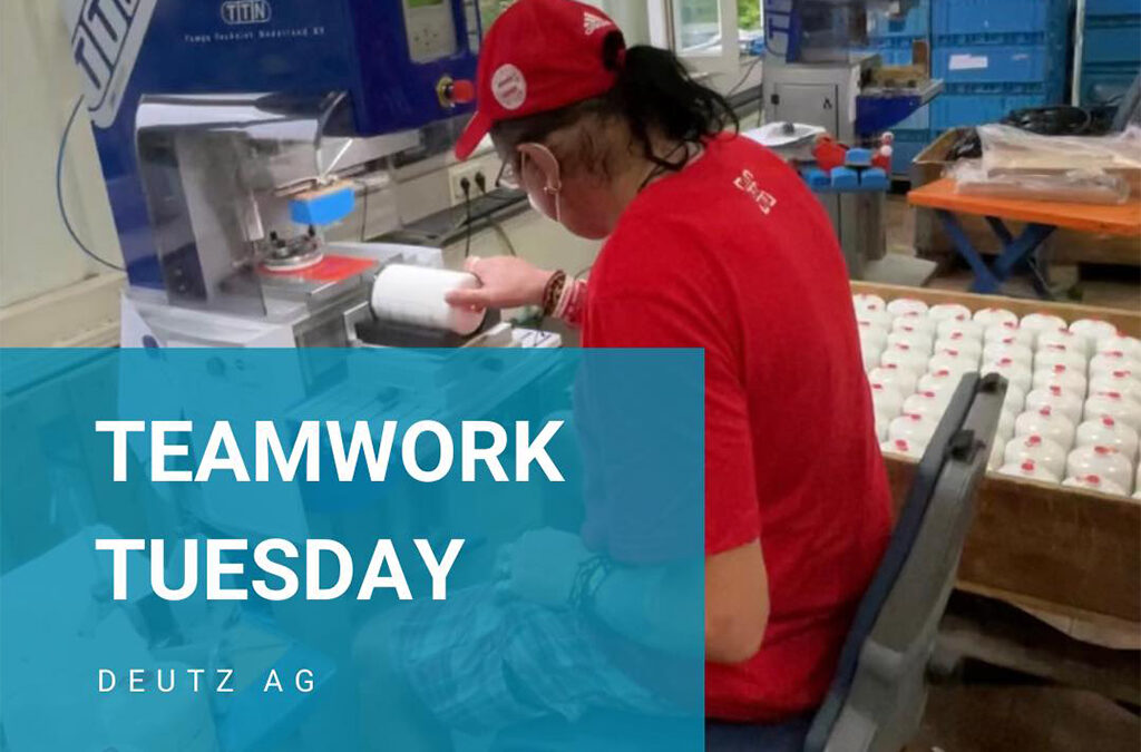 Team·work Tuesday: Tampon-Druck in der Palette für die DEUTZ AG