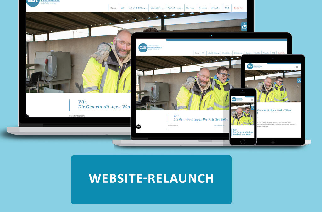 Start·schuss für unsere neue Website