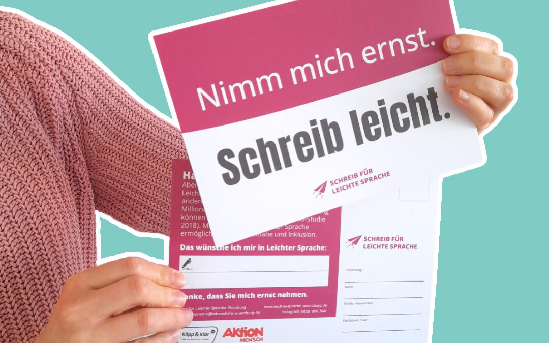 Protest·tag zur Gleich·stellung von Menschen mit Behinderung