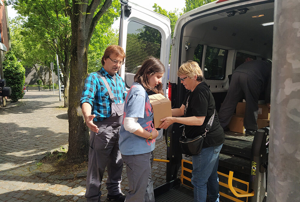 Spendenfahrt nach Hürth: Engagement für die Ukraine